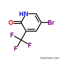Molecular Structure of 76041-79-7 (5-Bromo-2-hydroxy-3-(trifluoromethyl)pyridine)